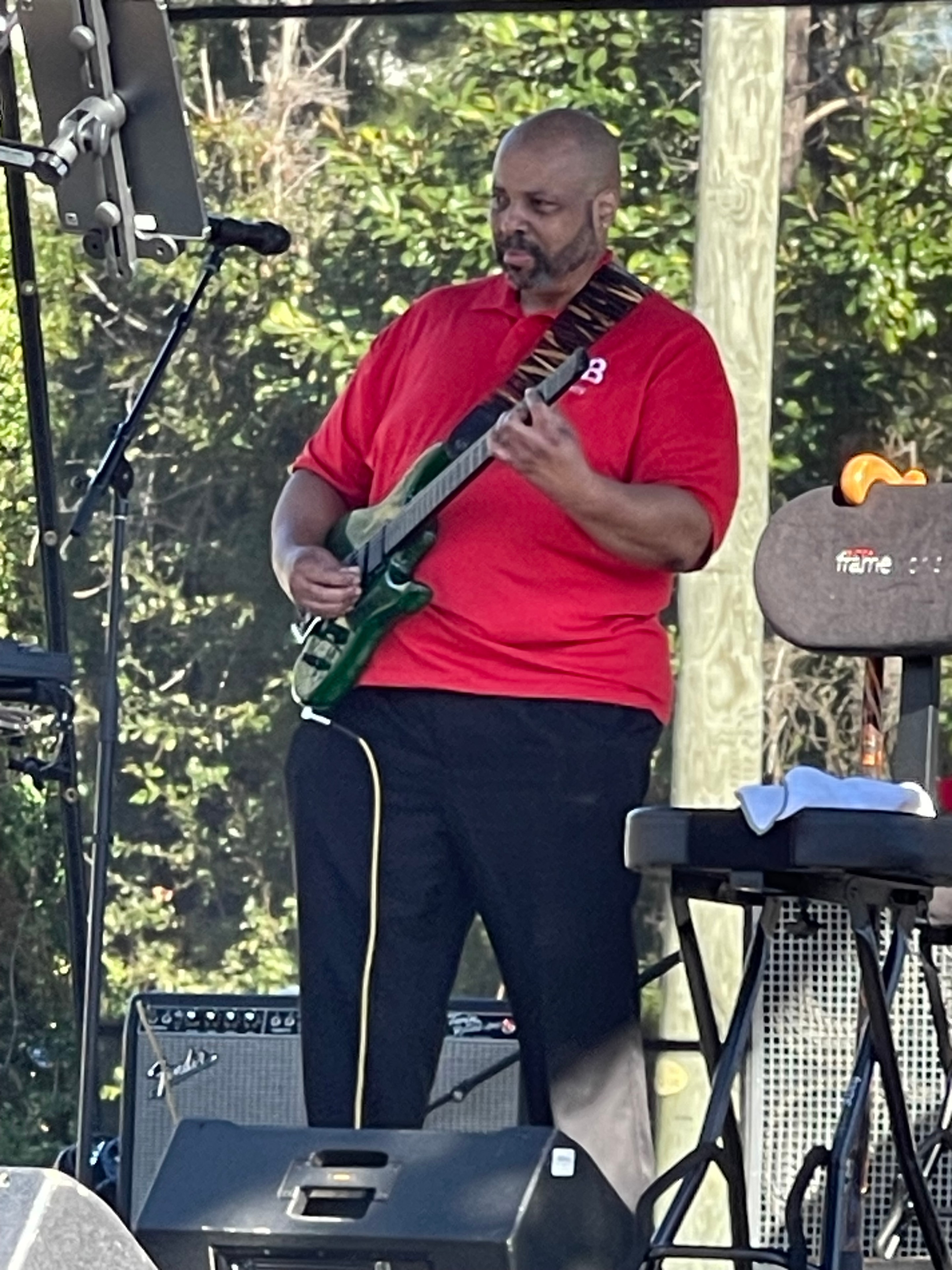TCB band performing live