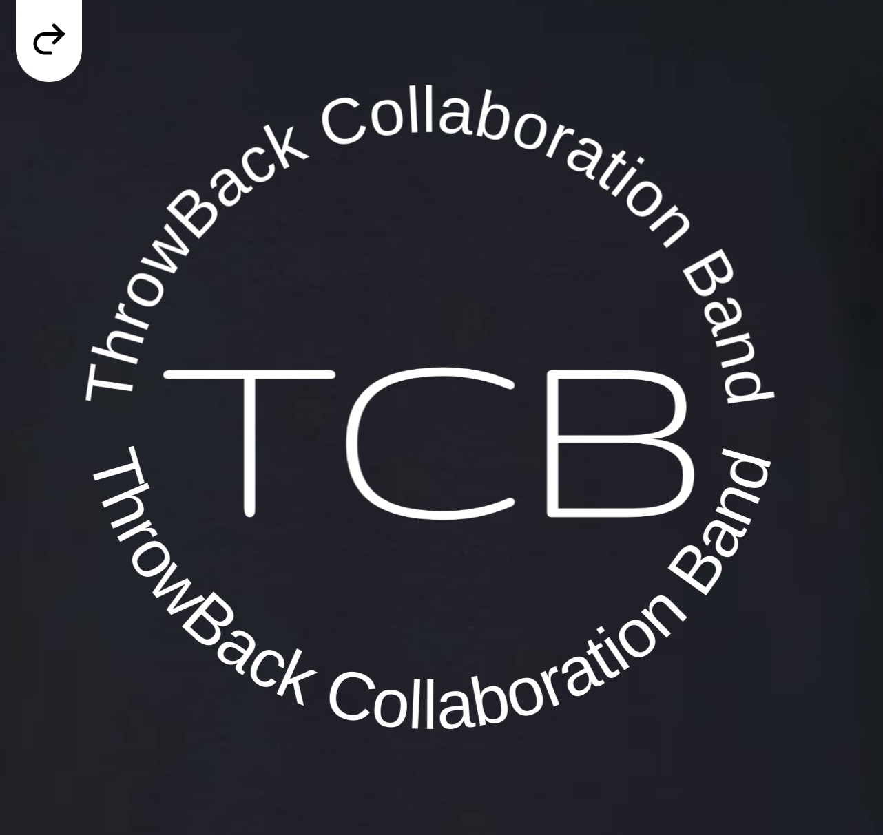 TCB ThrowBack Collaboration Band logo